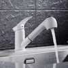 Swivel Pull-Out Kitchen Faucet Polished Brass Kitchen Sink Mixer Tap