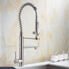 Swivel Sink Mixer Tap Solid Brass Kitchen Faucet with Pull-Out Spray
