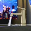 Swivel Spout Two Modes Lead Free Brass Mixer Tap Basin Sink Faucet