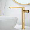 Tall Basin Sink Faucet Brass Bathroom Lavatory Faucet Water Mixer Tap