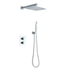 Thermostatic Bathroom Shower Faucet Set Brass Rainfall Shower System