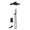 Thermostatic Bathroom Shower Faucet Set Brass Rainfall Shower System