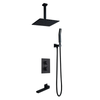 Thermostatic Bathroom Shower Faucet Set Brass Rainfall Shower System