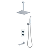 Thermostatic Bathroom Shower Faucet Set Brass Rainfall Shower System