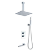 Thermostatic Bathroom Shower Faucet Set Brass Rainfall Shower System