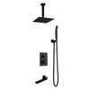 Thermostatic Bathroom Shower Faucet Set Brass Rainfall Shower System