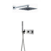 Thermostatic Brass Rainfall Shower Set with Mixer Temperature Control