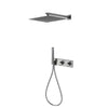 Thermostatic Brass Rainfall Shower Set with Mixer Temperature Control