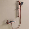 Thermostatic Brass Waterfall Bath and Shower Faucet Bathtub Shower Set