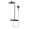 Thermostatic Concealed Shower System Set Brass Rainfall Shower Head