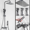 Thermostatic Digital Display Rainfall Shower Systems with Spray