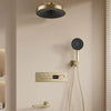 Thermostatic In-Wall Shower Faucet Set Brass Rainfall Mixer System
