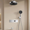 Thermostatic In-Wall Shower Faucet Set Brass Rainfall Mixer System