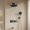 Thermostatic In-Wall Shower Faucet Set Brass Rainfall Mixer System