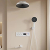 Thermostatic In-Wall Shower Faucet Set Brass Rainfall Mixer System