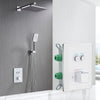 Thermostatic Shower Faucet Set Rain Waterfall Bathtub Shower System
