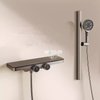 Thermostatic Shower Faucet Set Wall Mounted Brass Shower Bathtub Mixer