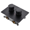 Thermostatic Shower Mixer Faucet Brass Concealed Valve Easy-Mount Box