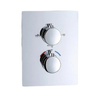 Thermostatic Shower Mixer Faucet Brass Concealed Valve Easy-Mount Box