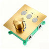 Thermostatic Shower Mixer Valve Concealed Button Type Brass Controller