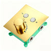 Thermostatic Shower Mixer Valve Concealed Button Type Brass Controller