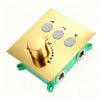 Thermostatic Shower Mixer Valve Concealed Button Type Brass Controller