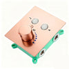 Thermostatic Shower Mixer Valve Concealed Button Type Brass Controller