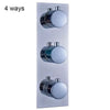 Thermostatic Shower Mixer Valve Square 4 Ways Thermostatic Mixer