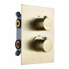 Thermostatic Shower Valve 2/3 Way Concealed Brass Wall-Mount Mixer