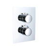 Thermostatic Shower Valve 2/3 Way Concealed Brass Wall-Mount Mixer