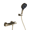 Thermostatic Waterfall Brass Shower Faucet Mixer Tap with Hand Shower