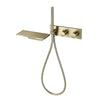 Thermostatic Waterfall Brass Tub Faucet Bathtub Mixer with Hand Shower