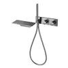 Thermostatic Waterfall Brass Tub Faucet Bathtub Mixer with Hand Shower