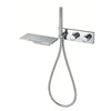 Thermostatic Waterfall Brass Tub Faucet Bathtub Mixer with Hand Shower