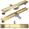 Tile Insert Stainless Steel Bath Shower Floor Drain with Hair Filter