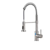 Touchless Led Light Sink Faucet Pull Down Sprayer Stainless Steel Kitchen Faucet