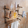 Towel Cup Holder Towel Rack Wall Rack Shelf Bathroom Accessories