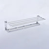 Towel Rack Folding Holder With Hook Shower Bathroom Towel Racks