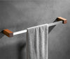 Towel Rack Hooks Towel Holder Corner Shelf Paper Toilet Brush Holder