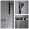 Hot Cold Bath Mixer with Hand Shower Head Brass Shower Faucet Set