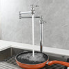 Foldable Pot Filler Faucet Rotating Cold Water Kitchen Sink Brass Tap