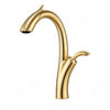 Pull Out Brass Kitchen Faucet Rotating Sink Mixer Tap Flexible Sprayer