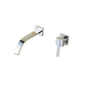 Two Holes Concealed Wall Mount Basin Faucet