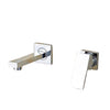 Two Holes Concealed Wall Mount Basin Faucet