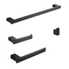 Stainless Steel Bathroom Towel Rack Bathroom Accessories in Matte Black