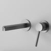 Wall-Mounted Stainless Steel Basin Faucet Single Handle Single Spout