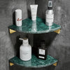 Emerald Corner Shelf Wall Bathroom Storage Rack Bathroom Shower Shelf