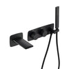 Wall-mounted Design Two-handle Double-control Waterfall Bathtub Tap