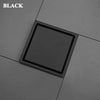 Stainless Steel Square Invisible Embedded Grid Bathroom Floor Drain