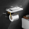 Multifunctional Towel Rack Double Tissue Rack Bathroom Tissue Rack